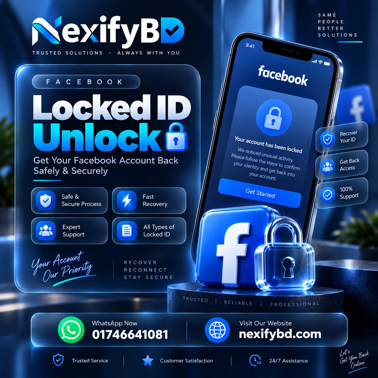 Facebook Locked ID Unlock – Expert Solution
